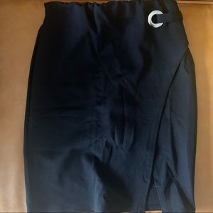 Forever 21 black pencil skirt